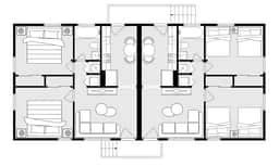 Central Duo Suites B & C- Groups/Parking/King Beds