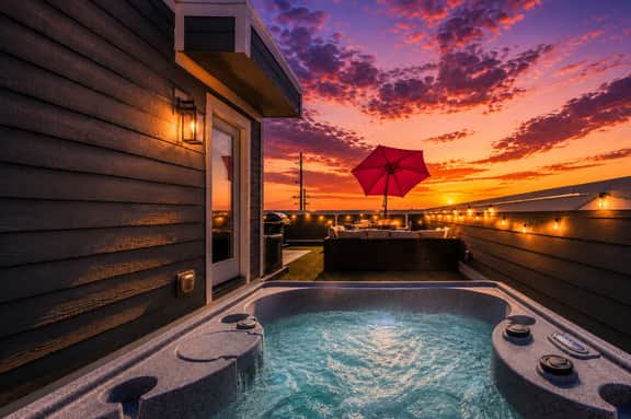 Rosé Social - Rooftop Hot Tub/Game Room/Sleeps 12